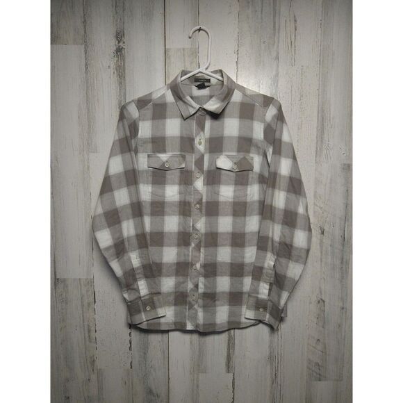 Eddie Bauer Tops - Women's Eddie Bauer Gray Flannel Shirt. sz XS